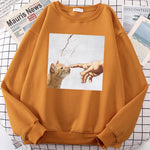 Load image into Gallery viewer, Cartoon Cat Print Hoodie - Men's Oversized Anime Casual Sweatshirt