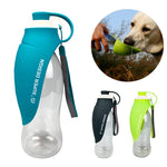 Load image into Gallery viewer, 580ml Portable Silicone Dog Water Bottle & Travel Bowl – Outdoor Pet Dispenser