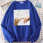 Load image into Gallery viewer, Cartoon Cat Print Hoodie - Men's Oversized Anime Casual Sweatshirt