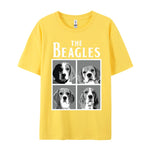 Load image into Gallery viewer, Cute Beagle Dog T-Shirt – Men’s Cotton Birthday Tee, Short Sleeve