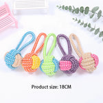Load image into Gallery viewer, Durable Cotton Rope Dog Toy – Random Knot Design for Teeth Cleaning