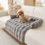Load image into Gallery viewer, Dog Beds for Large Dogs - Pet Basket Bed with Cushions & Bedding