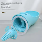 Load image into Gallery viewer, Portable Dog & Cat Water Bottle with Food Storage – Travel Feeder Bowl