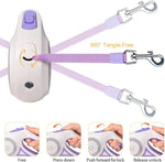 Load image into Gallery viewer, Retractable Dog Leash with LED Light – Durable Night Walking