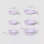 Load image into Gallery viewer, Foldable Silicone Dog & Cat Bowls 350ml/650ml Portable Travel Food & Water Tray