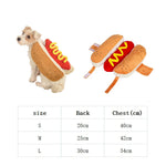 Load image into Gallery viewer, Halloween Hot Dog Pet Costume - Funny Sausage Suit for Dogs & Cats