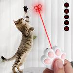 Load image into Gallery viewer, Laser Pattern Pet LED Toy – Rechargeable Interactive Cat Pointer with Bright Animation