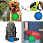 Load image into Gallery viewer, Collapsible Silicone Dog Food & Water Bowl – Portable Folding Pet Bowl with Carabiner