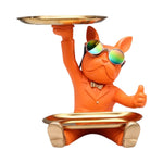 Load image into Gallery viewer, Bulldog Cool Sculpture - Butler Storage Box with Tray Nordic Decor