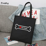 Load image into Gallery viewer, The Beagles Dog Band Canvas Tote Bag - Funny Beagle Lovers Handbag