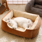 Load image into Gallery viewer, Pet Bed Basket - Comfortable Cushion House for Cats & Dogs