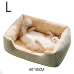 Load image into Gallery viewer, Cat & Dog Beds Cushion Pet House Basket Soft Cozy Habitat Accessories Supplies