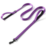 Load image into Gallery viewer, Heavy Duty Reflective Dog Leash – Padded Double Handle for Training & Control