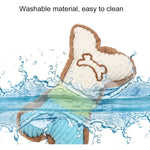 Load image into Gallery viewer, 1pc Plush Bone Dog Squeaky Chew Toy for Small & Medium Breed Puppies