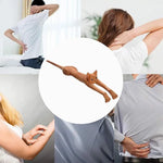 Load image into Gallery viewer, Cat Shaped Back Scratcher - Sturdy Wood Long Handle Scratcher