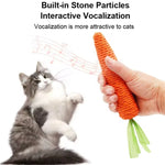 Load image into Gallery viewer, Cat Toys Simulation Carrot Squeaky Sisal Teeth Grinding Interactive Chew Toy