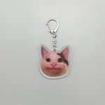 Load image into Gallery viewer, Women's Bag Pendant - Cute Two Cats Talking Meme Keychain Gift