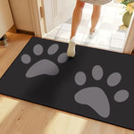 Load image into Gallery viewer, Cat Paw Print Doormat - Absorbent Kitchen Rug Welcome Mat