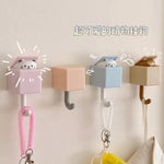 Load image into Gallery viewer, Self Adhesive Wall Key Holder - Door Hooks for Coat & Towel Rack