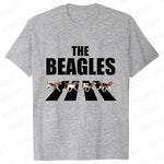 Load image into Gallery viewer, Men Women Classic Beagle T-Shirt - Crazy Beagle Dog Round Neck Tee