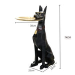 Load image into Gallery viewer, Large Doberman Side Table - Big Dog Statue Tray Living Room Decor