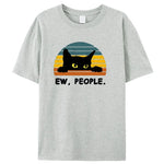 Load image into Gallery viewer, Cozy Cat Printed T-Shirt - High Quality Cotton Anime Tee Unisex
