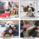 Load image into Gallery viewer, Durable Donkey-Shaped Plush Squeaky Dog Chew & Training Toy
