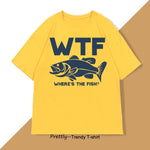 Load image into Gallery viewer, Funny WTF Where Is The Fish T-Shirt – Men’s Casual Fishing Tee, Summer Cotton
