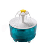 Load image into Gallery viewer, Cat Flower Water Dispenser - USB Silent Recirculating Pet Fountain