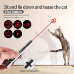 Load image into Gallery viewer, Laser Pointer Cat Toy Interactive Red Dot LED USB Rechargeable