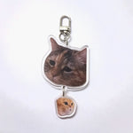 Load image into Gallery viewer, Women's Bag Pendant - Cute Two Cats Talking Meme Keychain Gift
