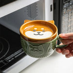 Load image into Gallery viewer, Japanese Cartoon Cat Coffee Mug - Cute Animal Pattern Cup with Lid