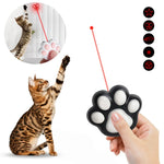 Load image into Gallery viewer, Laser Pattern Pet LED Toy – Rechargeable Interactive Cat Pointer with Bright Animation