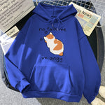 Load image into Gallery viewer, No Talk Me Angry Cat Print Hoodie - Women's Hip Hop Fleece Pullover