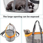Load image into Gallery viewer, ransparent Breathable Outdoor Pet Bag – Large Capacity Shoulder Carrier