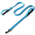 Load image into Gallery viewer, Heavy Duty Reflective Dog Leash – Padded Double Handle for Training & Control