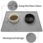 Load image into Gallery viewer, Waterproof Silicone Pet Placemat – Dog & Cat Feeding Bowl Mat