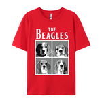 Load image into Gallery viewer, Cute Beagle Dog T-Shirt – Men’s Cotton Birthday Tee, Short Sleeve