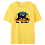 Load image into Gallery viewer, Cozy Cat Printed T-Shirt - High Quality Cotton Anime Tee Unisex