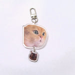 Load image into Gallery viewer, Women's Bag Pendant - Cute Two Cats Talking Meme Keychain Gift