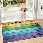 Load image into Gallery viewer, Cat Paw Print Doormat - Absorbent Kitchen Rug Welcome Mat