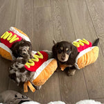 Load image into Gallery viewer, Halloween Hot Dog Pet Costume - Funny Sausage Suit for Dogs & Cats