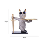 Load image into Gallery viewer, Bulldog Cool Sculpture - Butler Storage Box with Tray Nordic Decor