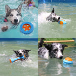 Load image into Gallery viewer, Rubber Dog Chew Toys Bite Resistant Squeaky Training Interactive Large Dog Toys