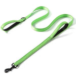 Load image into Gallery viewer, Heavy Duty Reflective Dog Leash – Padded Double Handle for Training & Control