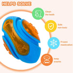 Load image into Gallery viewer, Rubber Dog Chew Toys Bite Resistant Squeaky Training Interactive Large Dog Toys