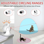 Load image into Gallery viewer, Automatic Rechargeable Cat Laser Toy with Motion, Random Mode, Indoor Pet Play