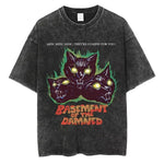 Load image into Gallery viewer, Animal Cat Print Vintage Washed T-Shirt - Y2K Cotton Hip Hop Tee