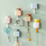 Load image into Gallery viewer, Self Adhesive Wall Key Holder - Door Hooks for Coat & Towel Rack
