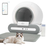 Load image into Gallery viewer, DOEL 65L Self-Cleaning Litter Box - App Control, 2.4G WiFi + Mat
